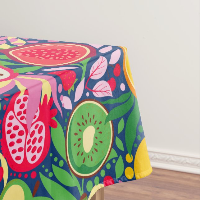 Mantel Patrón de verano de acuarela de frutas tropicales (In Situ)