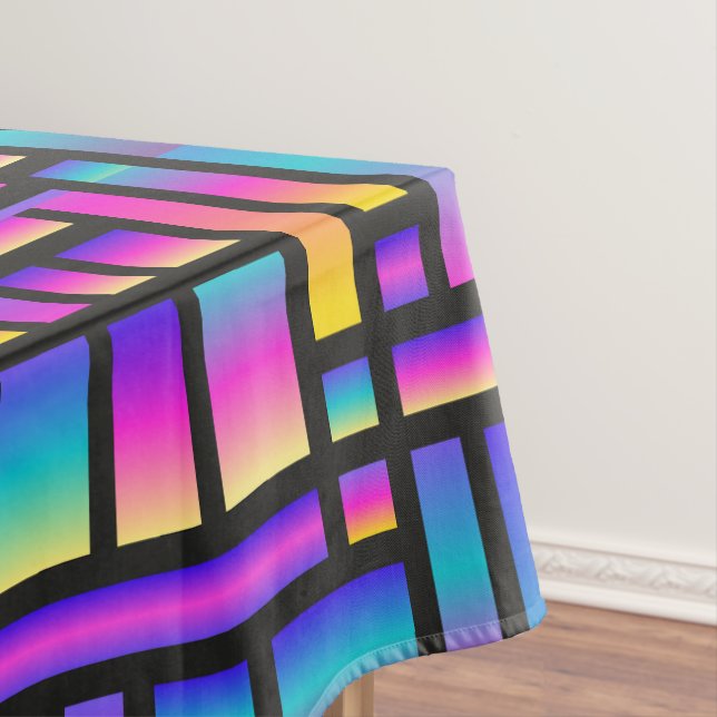 Mantel Patrón Estilo Moderno - Moda Tartán Geométrico (In Situ)