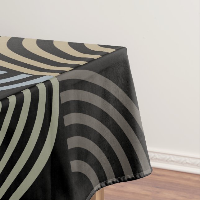 Mantel Patrón Estilo Moderno- Vintage Geométrico de moda (In Situ)