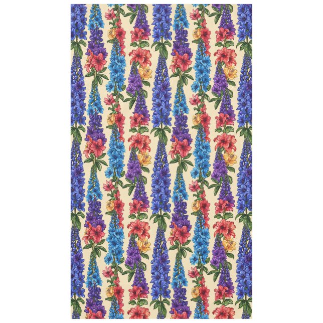 Mantel patrón floral (Anverso)