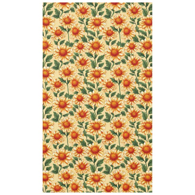 Mantel patrón floral (Anverso)