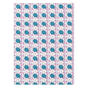Mantel Patrón floral boho colorido flores retro 