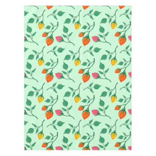 Mantel Patrón floral con flores subió de color