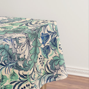 Mantel Patrón floral crema verde de William Morris