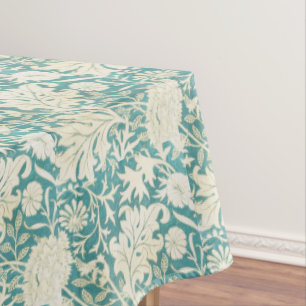 Mantel Patrón floral de John Henry Dearle Aqua