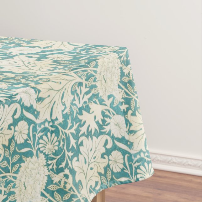 Mantel Patrón floral de John Henry Dearle Aqua (In Situ)