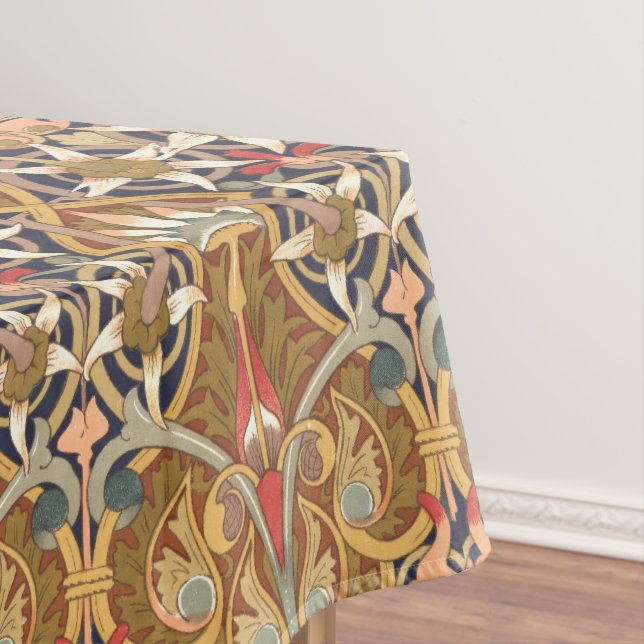 Mantel Patrón floral de la época victoriana de 1877 (In Situ)