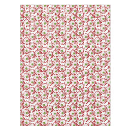 Mantel Patrón floral de margarita roja y verde navidad