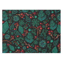 Patrón floral de Navidades de acuarela | Pestaña