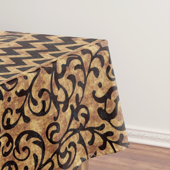 Mantel Patrón floral de oro del renacimiento italiano (In Situ)