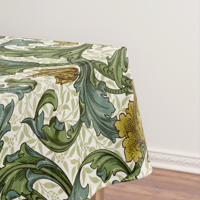 Mantel Patrón floral de un solo stem de William Morris (In Situ)