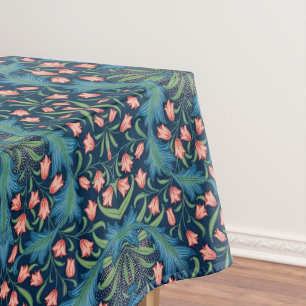 Mantel Patrón floral de William Morris Harebell, azul ros