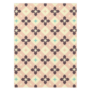 Mantel Patrón floral geométrico continuo