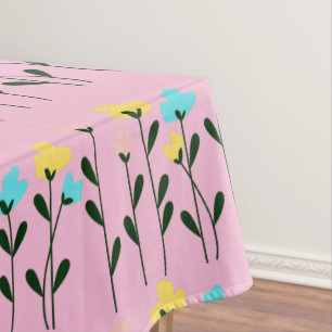 Mantel Patrón floral gris de moda monográfica
