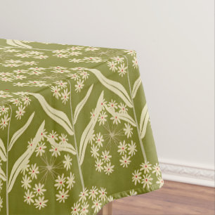 Mantel Patrón floral moderno: flores de umbela blancas