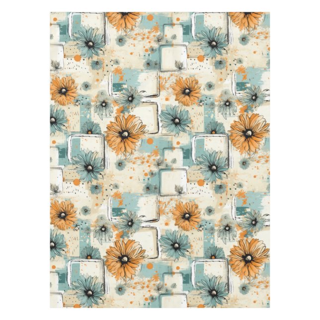 Mantel Patrón floral vintage (3) (Anverso)