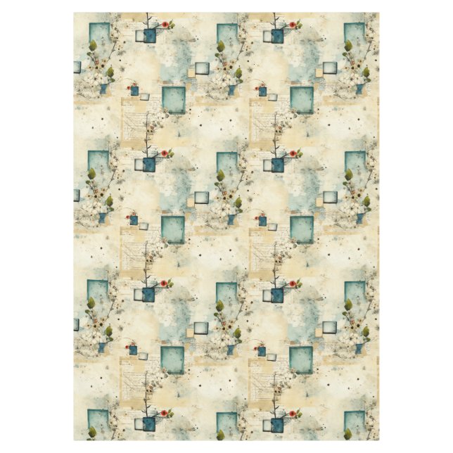 Mantel Patrón floral vintage (5) (Anverso)