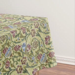 Mantel Patrón floral virgen William Morris Azul rosa