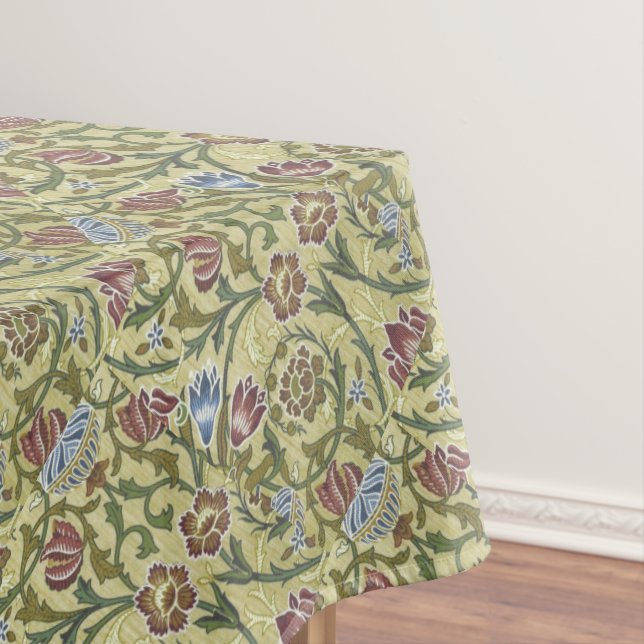 Mantel Patrón floral virgen William Morris Azul rosa (In Situ)