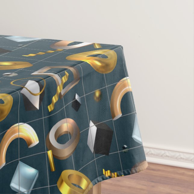 Mantel Patrón geométrico 3D (In Situ)