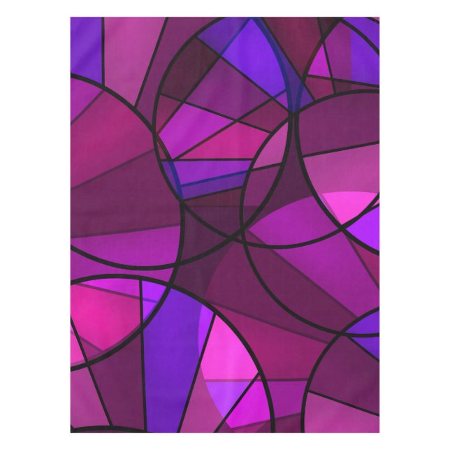 Mantel Patrón geométrico abstracto (Anverso)