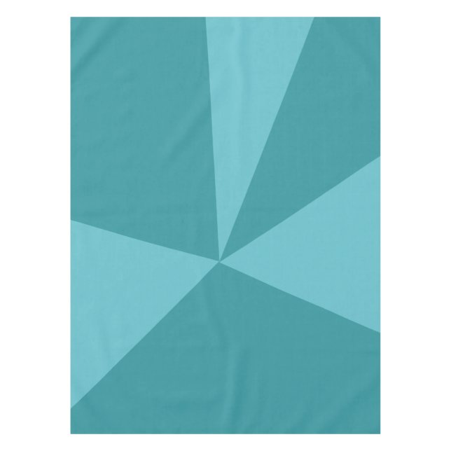 Mantel Patrón geométrico de triángulos (Anverso)