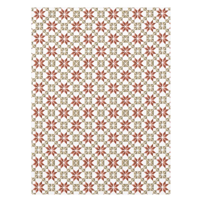 Mantel Patrón geométrico IX del SUN matutino (Anverso)