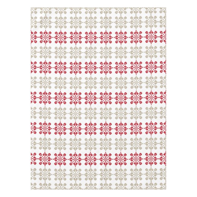 Mantel Patrón geométrico VI del signo del SUN letón tradi (Anverso)