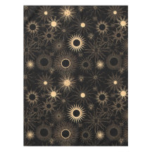 Patrón gráfico de los atascos dorados en negro