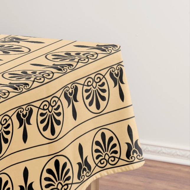 Mantel Patrón griego árabe-mediterráneo marrón (In Situ)