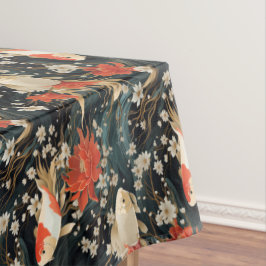 Mantel Patrón japonés de pescado sin mar