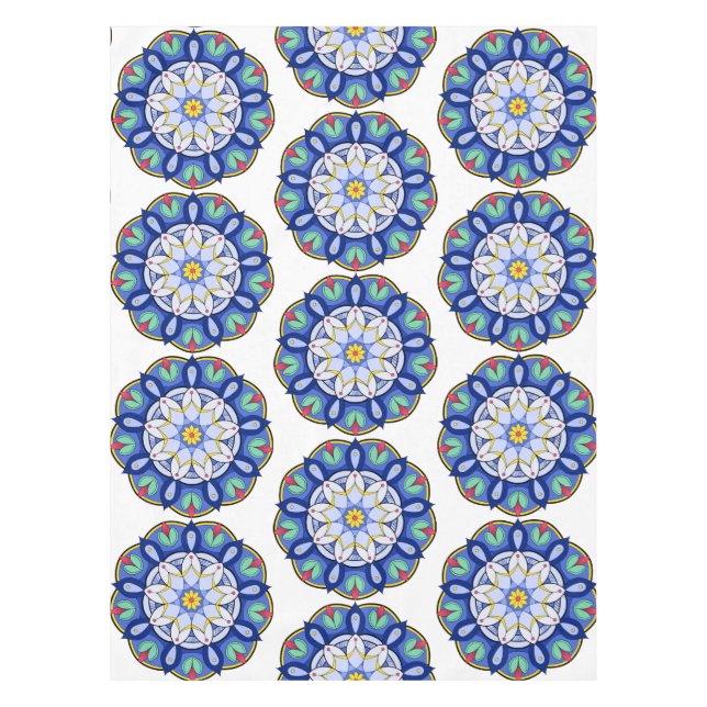 Mantel Patrón Mandala 01 (Anverso)