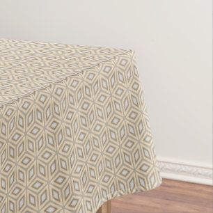 Mantel Patrón Mandala Gris Beige Taupe Marrón Retro Chic