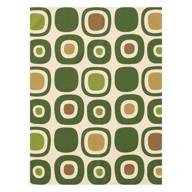 Mantel Patrón moderno de senderos de jardín de mediados d (Anverso)