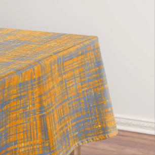 Mantel Patrón moderno gris amarillo naranja