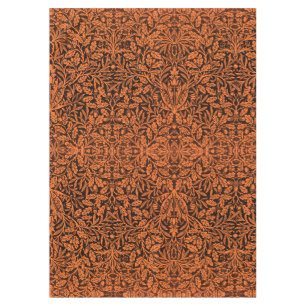 Mantel Patrón negro naranja quemado vintage de William Mo