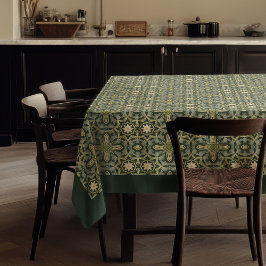 Mantel Patrón Pimpernel de William Morris Gold Verde