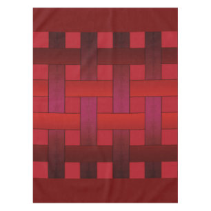 Mantel Patrón rayado de seda roja sin soldadura abdominal