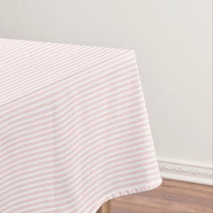 Mantel Patrón rayado rosado y blanco rosado de Moda moder