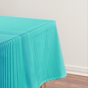 Mantel Patrón rayado verde azul turquesa pastel