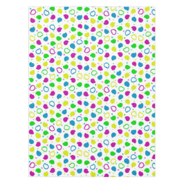 Mantel Patrón retro de neones coloridos