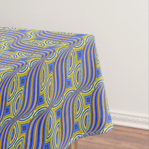 Mantel Patrón retro salvaje Diseño de remolque amarillo a