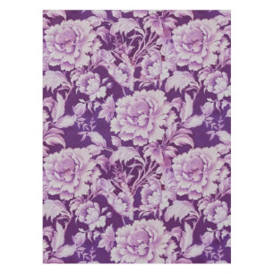 Mantel Patrón rosa de repetición blanco/violeta pálido