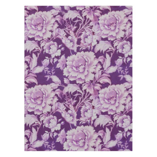 Mantel Patrón rosa de repetición blanco/violeta pálido