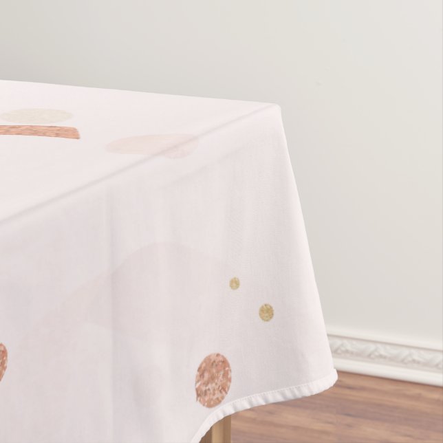 Mantel Patrón rosa y dorado festivo (In Situ)