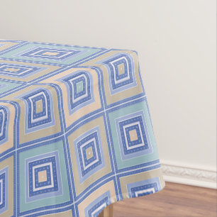 Mantel Patrón rústico de cuadrados en estilo patchwork