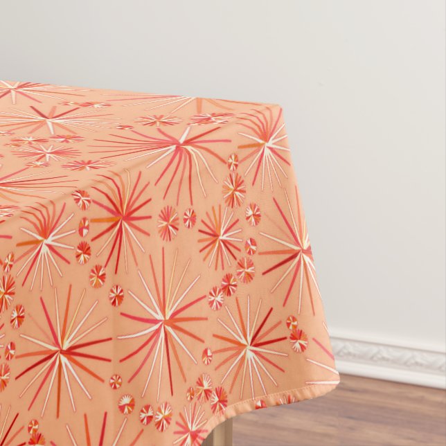 Mantel Patrón sputnik de mediados de siglo, sombras de co (In Situ)