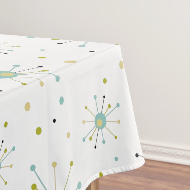 Mantel Patrón Starburst de la Edad Atómica a mediados de  (In Situ)