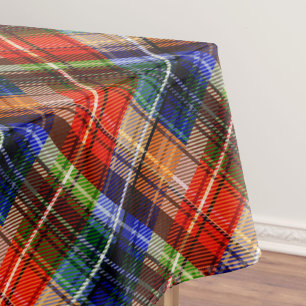 Mantel Patrón Tartán Multicolor Flannel Plantado