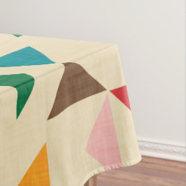 Mantel Patrón triangular de Kilim beige